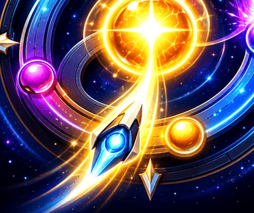 Close view of the stellar ship and glowing core